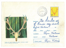 IP 71 - 0615 Horns, Trophy Hunting - Registered Stationery - Used - 1971 - Postal Stationery