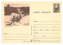 IP 71 - 666 WINTER, Mountain, Romania - Stationery - Unused - 1971 - Postal Stationery