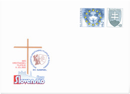 COB 54 Slovakia 2002 - Day Of The Christian Philatelie 2002 - Sobres