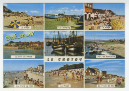 {91596} 80 Somme Le Crotoy , Multivues ; Plage , Camping , Port De Plaisance , Front De Mer , Port De Pêche - Le Crotoy