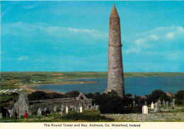 Irlande - Waterford - Ardmore - The Round Tower And Bay - Vieilles Pierres - CPM - Voir Scans Recto-Verso - Waterford