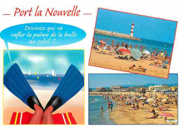 11 - Port La Nouvelle - Multivues - Scènes De Plage - CPM - Voir Scans Recto-Verso - Port La Nouvelle