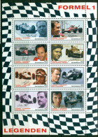 AUSTRIA 2007 Mi 2654-61 Mini Sheet** Motor Sport – Formula 1 Legends [B741] - Auto's