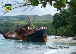 Solomon Islands Guadalcanal Shipwreck New Postcard - Salomoninseln