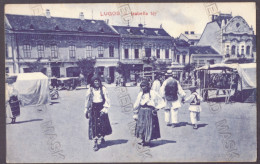 RO 74 - 24923 LUGOJ, Timis, Market, Romania - Old Postcard - Used - 1911 - Rumänien