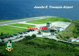 Saba Juancho E. Yrausquin Airport New Postcard - Saba