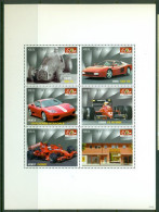 NIUE 2007 Mi 1151-56 Mini Sheet** Motor Sport – 100th Anniversary Of Ferrari [B755] - Auto's