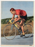 Hugo KOBLET Carte Photo Grand Format (18cm X 24cm) Sports Coureur Cycliste Vélo Cyclisme - Sammlungen