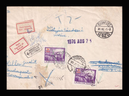 HUNGARY 1976. Interesting Local Cover With Postage Due Stamps163884 - Brieven En Documenten