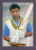 Saeed Anwer ( Pakistani Cricketer ) * Vintage Pakistan Postcard (Royal) THIN PAPER - Cricket