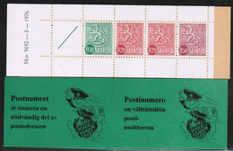 1976 Finland, Slot Machin Booklet Facit HA 11 1642 **. - Postzegelboekjes