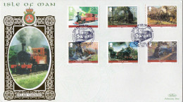 ISLE OF MAN 2004 The Power Of Steam FDC - Isle Of Man