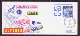 Espace 1990 10 06 - ESA - Programme ULYSSE - Mission STS 41 - Maxi Enveloppe - Europe