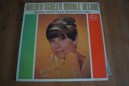 GOLDEN SCREEN DOUBLE DE LUXE ORIGINAL SOUND RARE  DOUBLE LP JAPONAIS 1970 JAMES DEAN FRANCIS LAI - Musique De Films