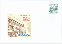 COB 73 Slovakia 750th Anniversary Of The First Written Remark About Senica 2006 - Enveloppes