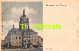 CPA KORTRIJK COURTRAI KLEURKAART COLORISEE LE BEFFROI NELS SERIE 41 NO 2  - Kortrijk