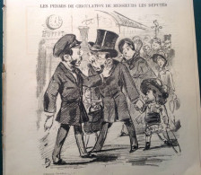 1882 LE MONDE PARISIEN - PERMIS CIRCULATION - GAMBETTA Léon RENAULT - RÉORGANISATION DE LA TUNISIE - St. QUENTIN - Revues Anciennes - Avant 1900