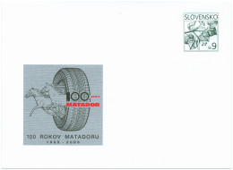 COB 71 Slovakia  100 Years Of Matador 2005 PR Pneu Factory - Enveloppes