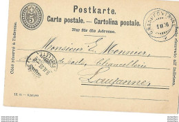 24 - 56 - Entier Postal Avec Superbe Cachet à Date  Grandfontaine 1906 - Interi Postali