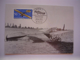 Avion / Airplane / DEUTSCHE BUNDESPOST / Avion : Eindecker / Carte Maximum Bonn - ....-1914: Precursores