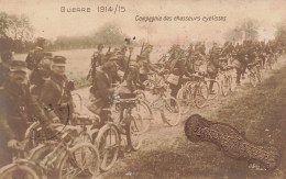 MILITARIA - Guerres 1914-1915 - Compagnie Des Chasseurs Cyclistes - Animé - Carte Postale Ancienne - Other Wars
