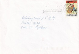 Envelop Met 80 Cent Kinderzegel 1993 - Lettres & Documents