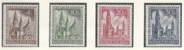 BERLIN  106-109, Ungebraucht *, Kaiser-Wilhelm-Gedächtniskirche, 1953 - Ungebraucht