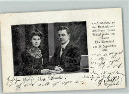 39153102 - Erinnerung An Die Hochzeitsfeier 1907 - Matrimonios