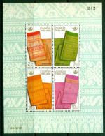 THAILAND 2001 Mi BL 143** Golden Brocades In The National Museum [B780] - Musei