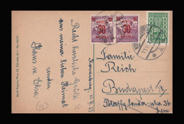 1923. Postcard From Austria, With Postage Due Stamps163922 - Briefe U. Dokumente