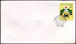 Cyprus - FDC - Europees Kanker Jaar 1989                                    - Used Stamps