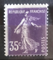 SEMEUSE CAMEE YT N°142a 30c Violet Foncé NEUF** - 1906-38 Semeuse Con Cameo