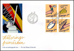 Zweden - FDC - Halsningsfrimarken  - - FDC