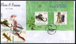 Indonesië - FDC -  Flora & Fauna                - Indonesia