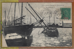 Saint Pierre Et Miquelon*** Saint-Pierre - Les Bateaux De Peche Dans Les Glaces En Hiver (Brehier/Voyagée 1907) - Saint Pierre And Miquelon