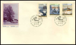 Canada - FDC - Kerstmis 1989                  - 1981-1990