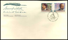 Canada - FDC - Canadian Poets                    - 1981-1990