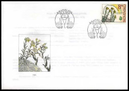 Slowakije - FDC -  Bloemen                                 - FDC