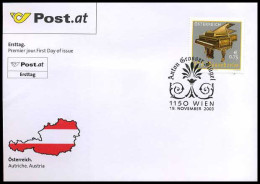 Oostenrijk - FDC -  Piano                  - FDC