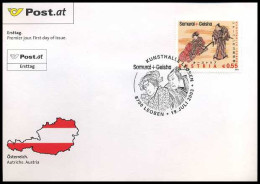 Oostenrijk - FDC -  Samurai + Geisha                  - FDC