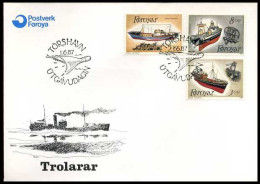 Faröer - FDC - Boten                    - Ships