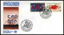 Verenigde Naties - FDC - Fight Aids Worldwide                     - Andere & Zonder Classificatie