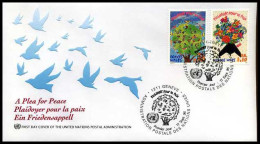 Verenigde Naties - FDC - A Plea For Peace                     - Sonstige & Ohne Zuordnung