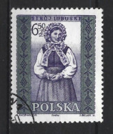 Polen 1959 Folklore Costumes Y.T. 1022 (0) - Gebruikt