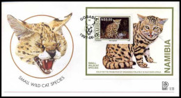 Namibië - FDC -   Small Wild Cat Species             - Namibie (1990- ...)