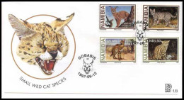 Namibië - FDC -   Small Wild Cat Species             - Namibie (1990- ...)