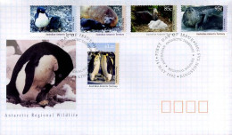 Australian Antarctic Territory - FDC -  Wildlife                    - Ersttagsbelege (FDC)