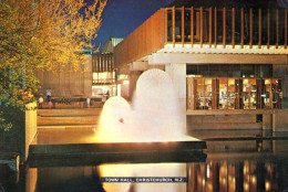 1 AK Neuseeland / New Zealand * Das Rathaus In Der Stadt Christchurch - Bei Nacht * - Nouvelle-Zélande