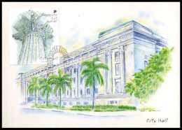 Singapore - Maximumkaart - City Hall          - Singapour (1959-...)