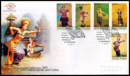 Indonesië - FDC - Indonesian Art And Culture 1997                         - Indonesien